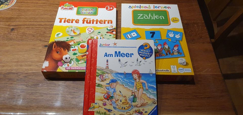 Spiele Tiere füttern + Zählen Buch Am Meer Wieso? Weshalb? Warum? in Dresden