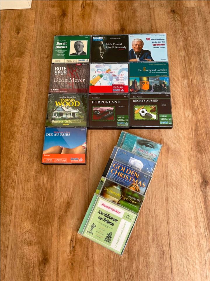 Hörbücher CD Sammlung Konvolut 1x abgespielt oder NEU in Brühl