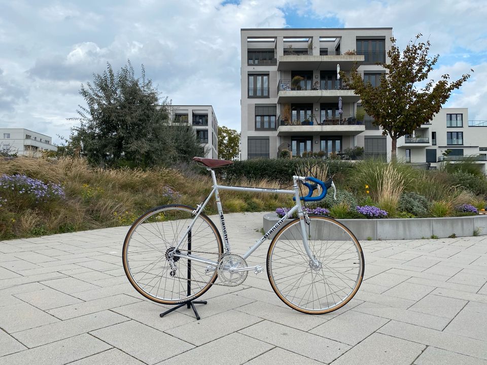 Bianchi|Super Record|Clincher|Titan|1970s|Brooks B17 Sp|L'Eroica in Heidelberg