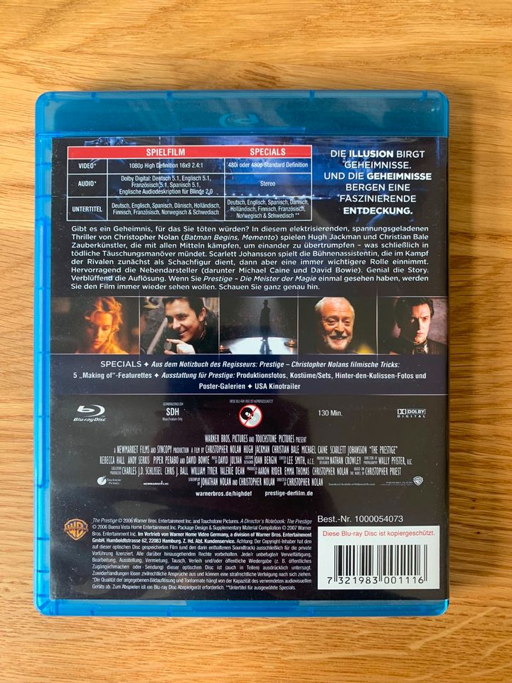 Prestige | Blu Ray in Kiel