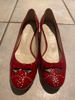 Geox Schuhe rot Lack Gr. 39 Bayern - Königsbrunn Vorschau