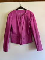 Jacke Leder von cigno nero, fuchsia, Gr. 36 Bayern - Lenggries Vorschau
