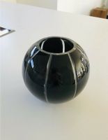 Leonardo Vase aus schwarzem Glas kugelförmig Bayern - Landshut Vorschau