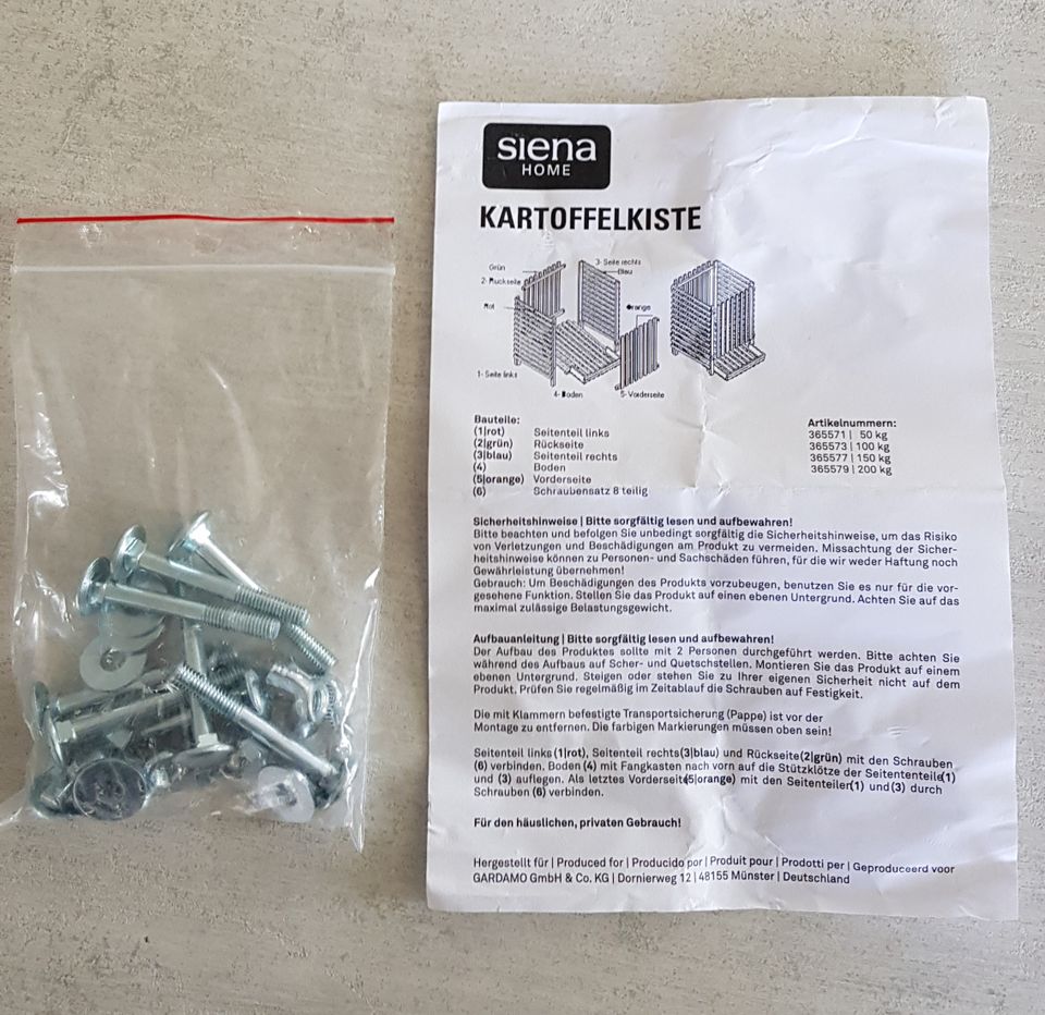 HG Kartoffelkiste aus Buche 50kg in Altötting