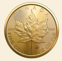 Maple Leaf Goldmünze 1 Oz / Unze Rheinland-Pfalz - Illerich Vorschau