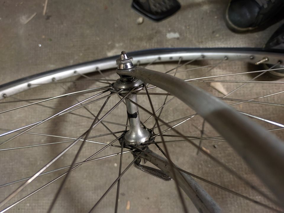 Altes Rennarad Stahlrahmen Campagnolo Gipiemme 3TTT Ersatzteile in Berlin