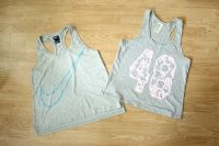 Nike H&M Sport-Tops schulterfrei just do it grau rosa 48 Shirts München - Maxvorstadt Vorschau