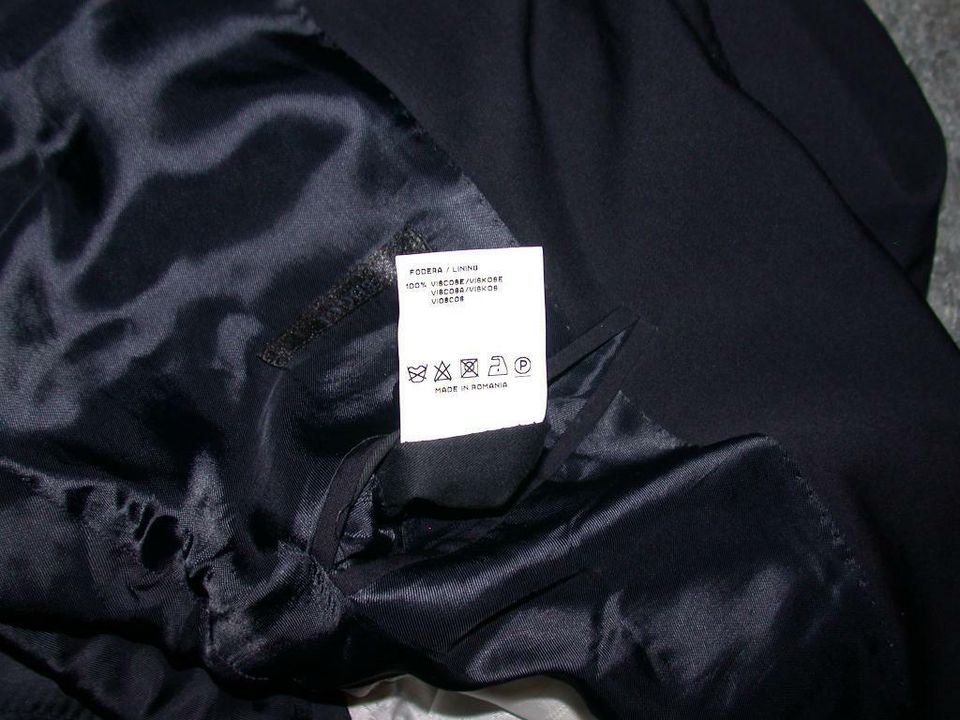 Marzotto Herrn Anzug Jakett Hose 52 54 56 XL XXL Lana Wolle blau in Bad Neustadt a.d. Saale