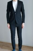 Hugo Boss Slim Fit Anzug Größe 46 mit Seidendetail in Schwarz Berlin - Mitte Vorschau