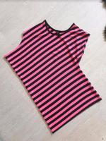 Shirt asymmetrisch pink schwarz gestreift Größe M Bayern - Bad Windsheim Vorschau