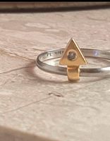 Platin Ring 950er mit Diamant Nordrhein-Westfalen - Kamp-Lintfort Vorschau