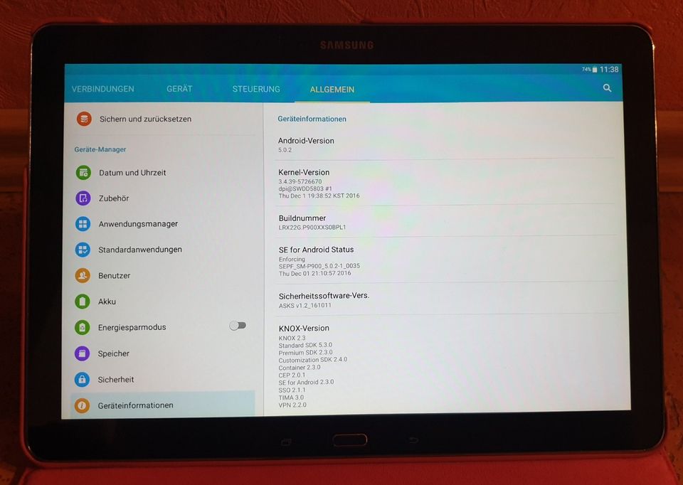 Samsung Galaxy Note Pro 12.2“ SM-P900 schwarz Wi-Fi 32 GB in Wurzen