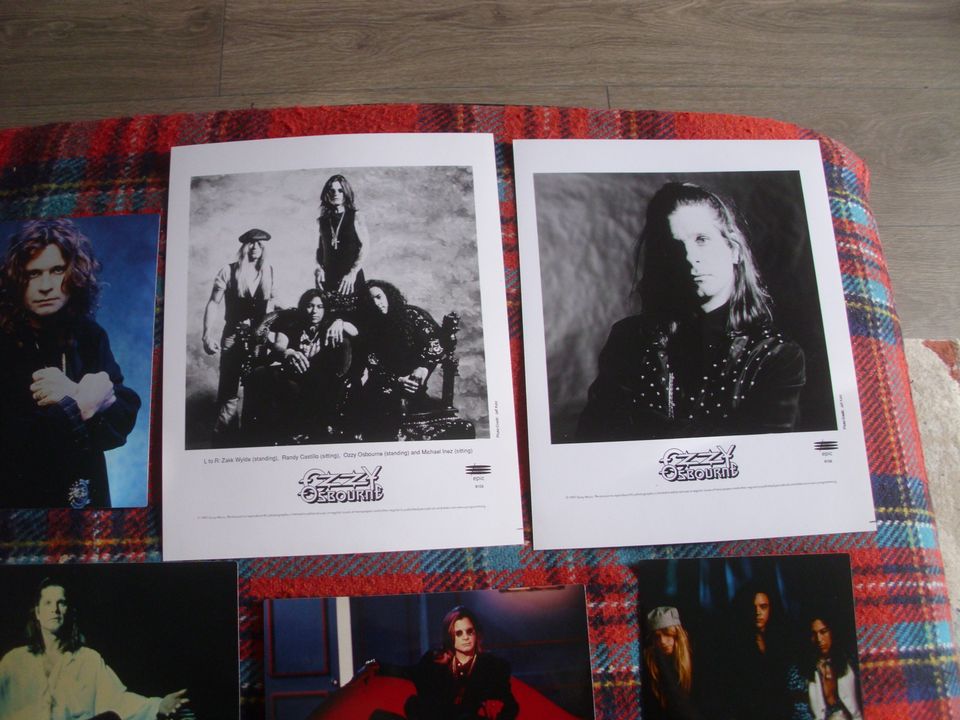 9 Stk. Ozzy Osbourne 1991 "No More Tears" US Presse Promo Photos in Dachau