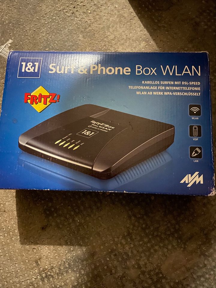 Fritz Box 1&1 Surf & phone WLan Wireless Router in Brunnthal
