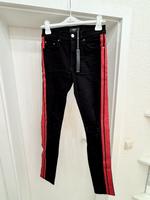 Amiri Denim Jeans Iced Out Swarovski Schwarz Rot US 30 Baden-Württemberg - Esslingen Vorschau