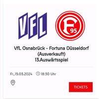 VfL Osnabrück - Fortuna Düsseldorf / 3 Tickets /suchen und hoffen Düsseldorf - Golzheim Vorschau