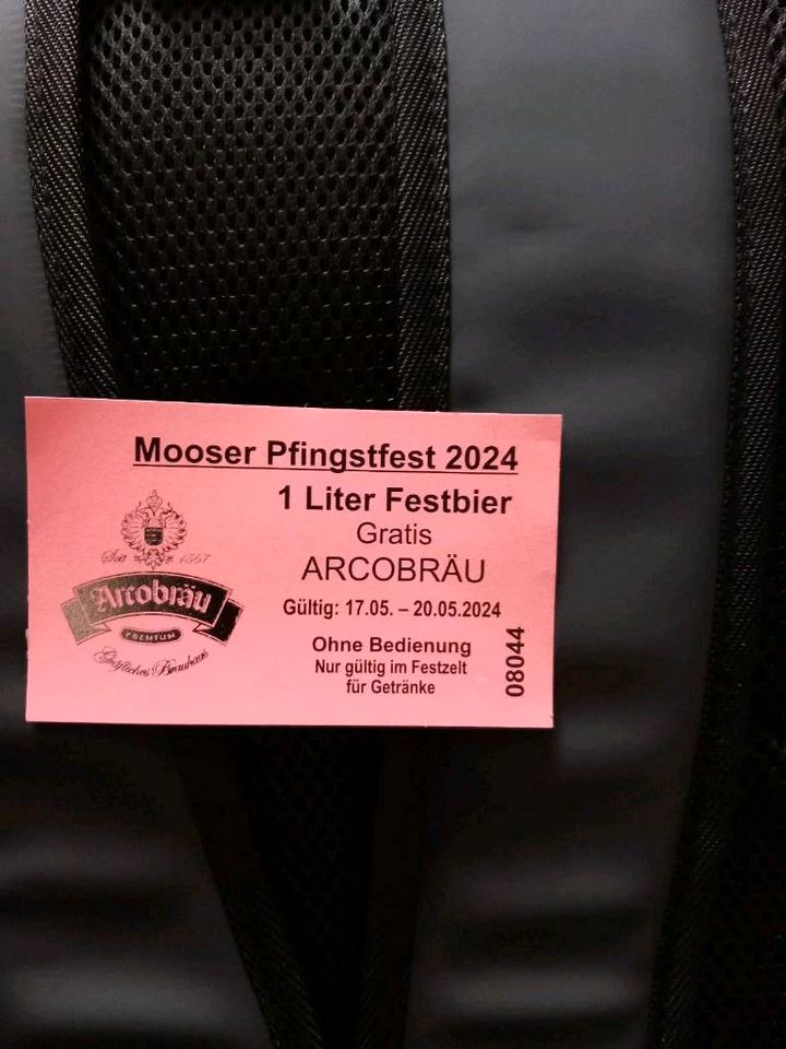 Biermarke Mooser Pfingstfest in Wallersdorf