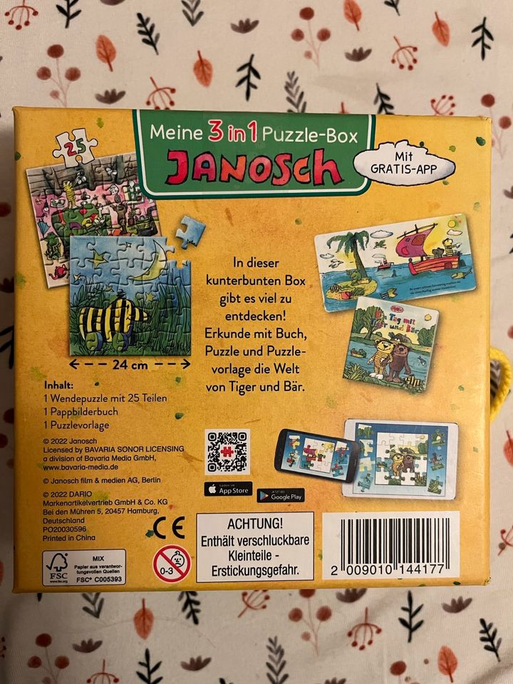Janosch Box mit Buch, Puzzlevorlage und Wendepuzzle in Dresden