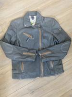Gipsy Damen Biker Lederjacke in grau-blau Größe XXL Nordrhein-Westfalen - Hückeswagen Vorschau