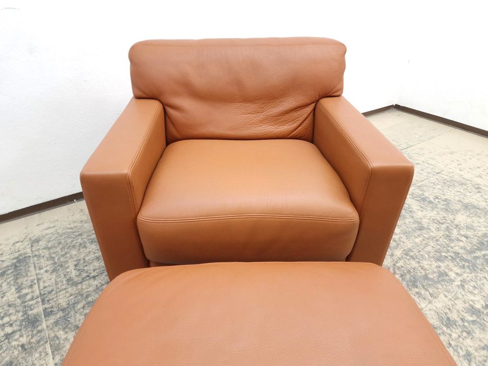 De Sede ds 17 Sessel mit Hocker Ledersessel Chair Desede in Garching an der Alz