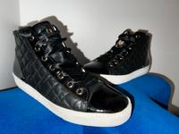 Högl Lackleder Leder High Top Sneaker schwarz Gr 4 / 37 Rheinland-Pfalz - Bingen Vorschau