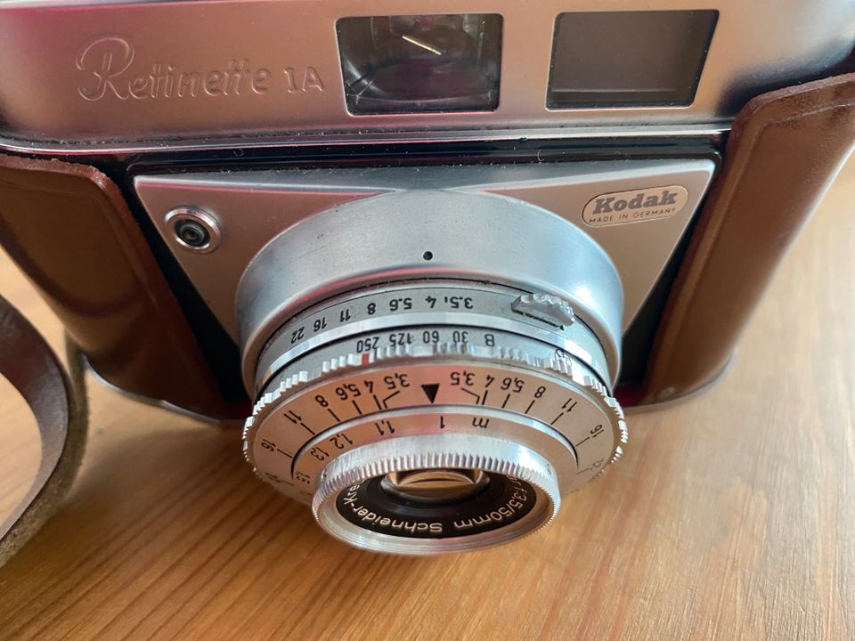 Kodak Retinette 1 A  Analogkamera mit Tasche in Gründau
