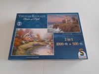 Schmidt Puzzle kinkade 500 und 1000 Teile Hessen - Neu-Eichenberg Vorschau