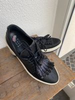 Görtz Halbschuh Gr 39 schwarz Glitzer Top Zustand Saarland - Merzig Vorschau