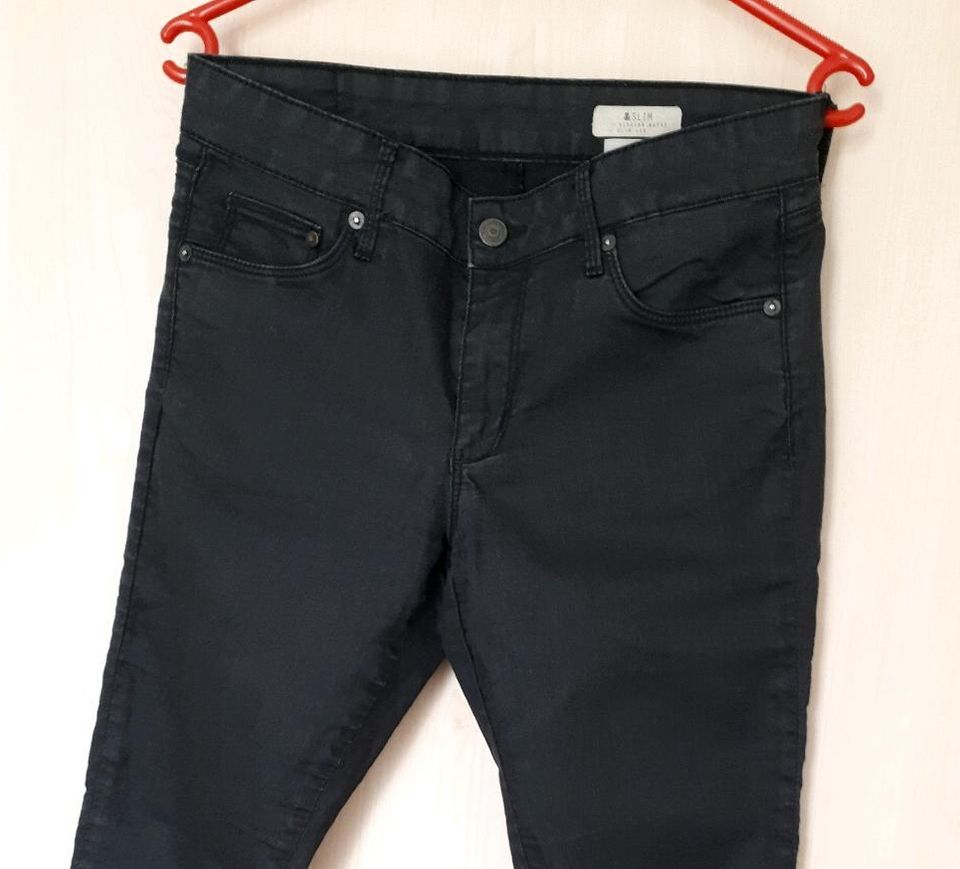 Damen H&M Jeans Hose Schwarz Größe 38 in Dortmund