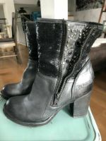 Bunker Biker Stiefelette Stiefel: Nieten Strass schwarz 36 37 Bayern - Bruckmühl Vorschau