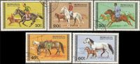 Mongolei 1056-1060 ° Tiere Weidende Pferde - Stute mit Fohlen Nordrhein-Westfalen - Kamen Vorschau
