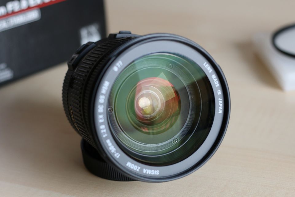 Sigma 17-50mm F2.8 Objektiv, Canon EF-S Mount, gebraucht in Rotthalmünster