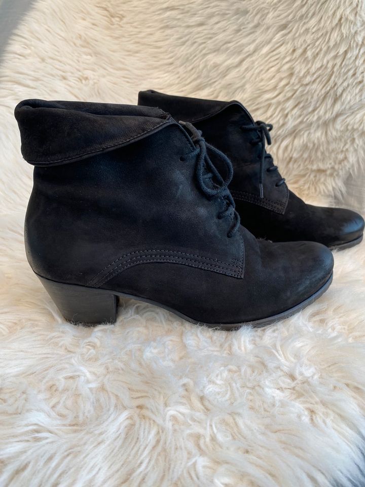 GABOR Stiefelette Echtleder vintage Used Look Gr. 38,5 NP149€ in Griesheim