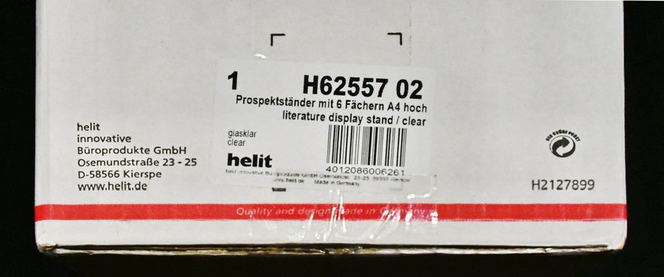 Prospektständer HELIT H62557 02 in Königsfeld (Eifel)