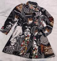 Desigual Mantel Kurzmantel Jacke Schwarz Weiß 42 XL Sachsen - St. Egidien Vorschau