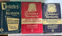 historische Verkehrs- und Bürokarte DDR Rostock Schwerin Dresden Sachsen - Bannewitz Vorschau