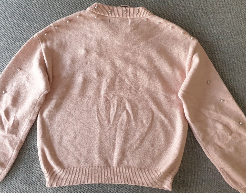 Pullover, Vero Moda, rosa mit Perlen, Größe S, sehr guter Zustand in Freiburg im Breisgau