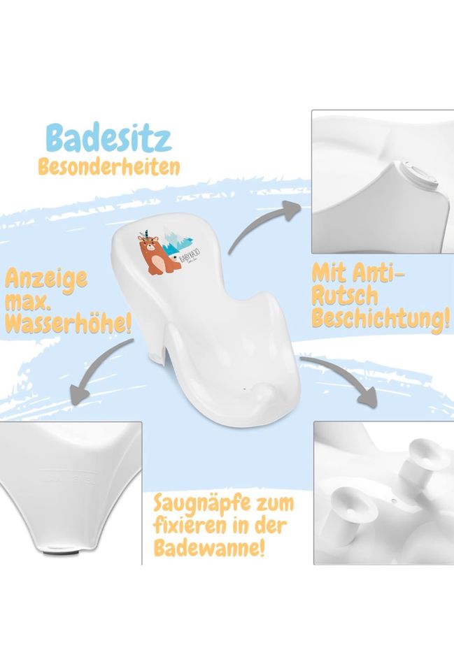 Babykajo Baby Badewanne mit Gestell + Sitz in Bergheim