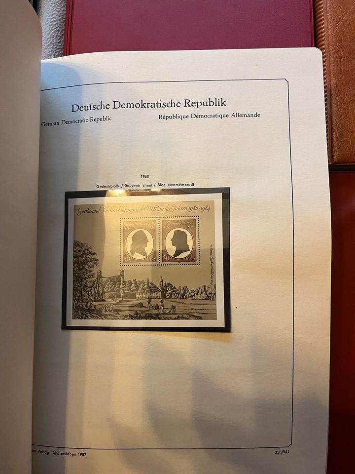 DDR Briefmarken Sammlung aus Nachlass, Postfrisch, in Breitenworbis