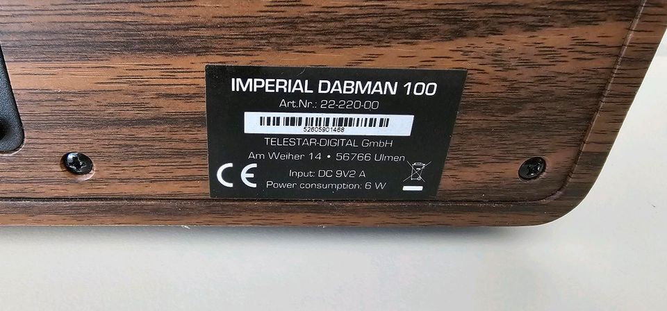 Imperal Dabman 100 DAB+ mit FB in Jettingen