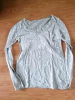 Langarmshirt grau mit Sternen Gr. S Hessen - Dreieich Vorschau