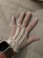 Damenhandschuhe weiß gehäkelt, Vintage Berlin - Zehlendorf Vorschau