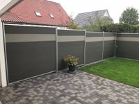 WPC Zaun Gartenzaun Sichtschutz komplett 180x180 mit Alu Pfosten Schwerin - Görries Vorschau