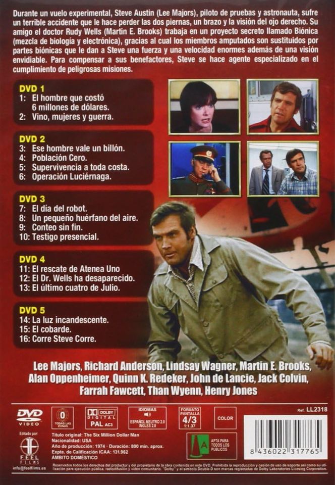 The Six Million Dollar Man - Season 1 (Region 2) Spanien Import in München