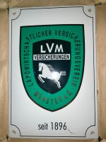 LVM Versicherung Emaille gewölbt Niedersachsen - Quakenbrück Vorschau