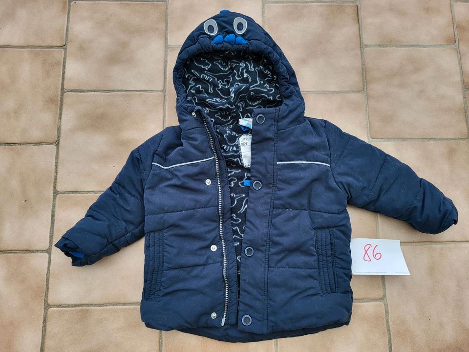 Winterjacke, Junge, Gr. 86, Topomini in Berka vor dem Hainich