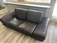2 Echt Leder Couch zu verschenken Bayern - Aichach Vorschau