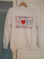 True vintage Fred Baldus NY Sweater 1988 weiß Münster (Westfalen) - Centrum Vorschau