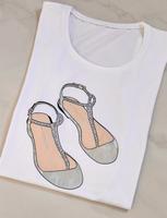 NP 130€ PATRIZIA PEPE T-Shirt mit Strasssteinchen. Gr. 36. Shirt. Schleswig-Holstein - Kaltenkirchen Vorschau