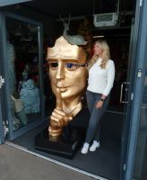 TOP Design Haus Garten Skulptur XL Face Gesicht Figur Kunst Nordrhein-Westfalen - Lage Vorschau